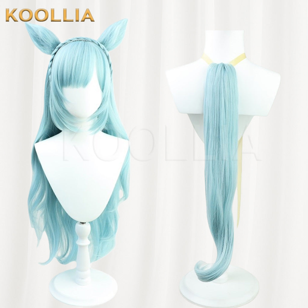 Pretty Derby Mejiro Ardan Light Sky Blue Basic Wig