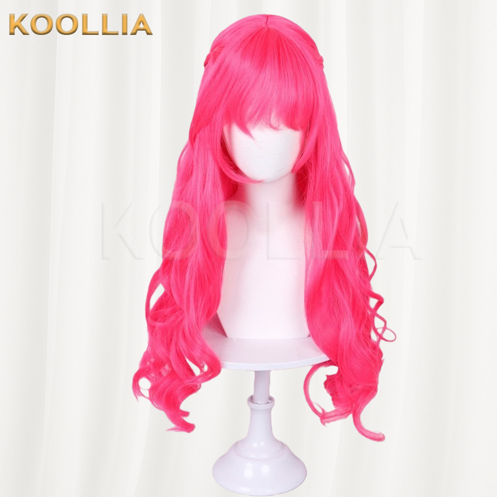 Descendants 5 Wicked Wonderland Hot Pink Long Wavy Basic Wig
