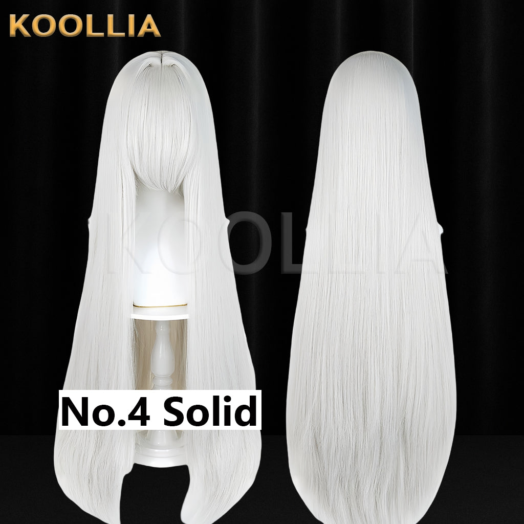 Thickened All-purpose 100cm High Temperature Root Boost Basic Wig with Scalp Top (Around 600g)