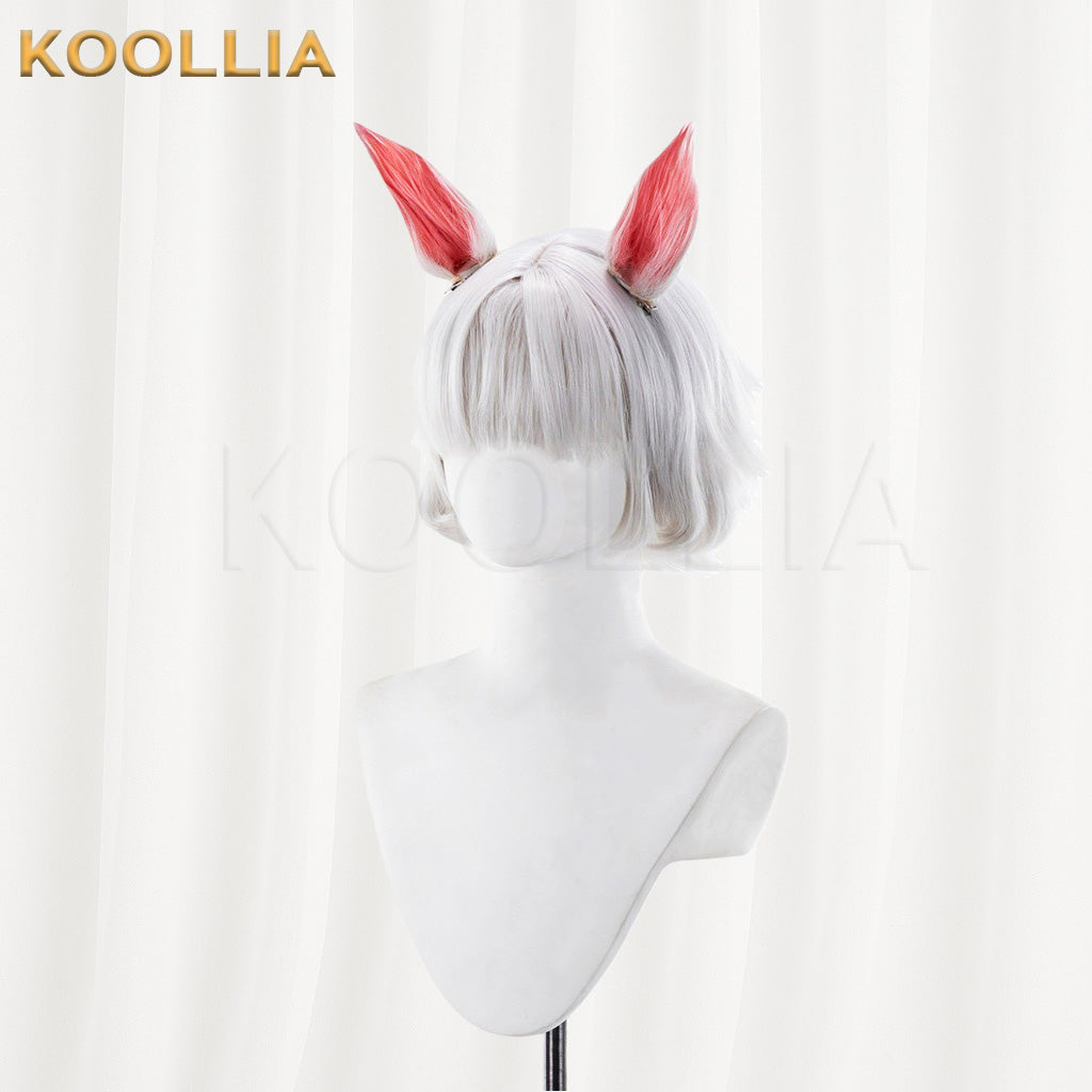Final Fantasy XIV Y'shtola Rhul Pure White Short Bob Basic Wig