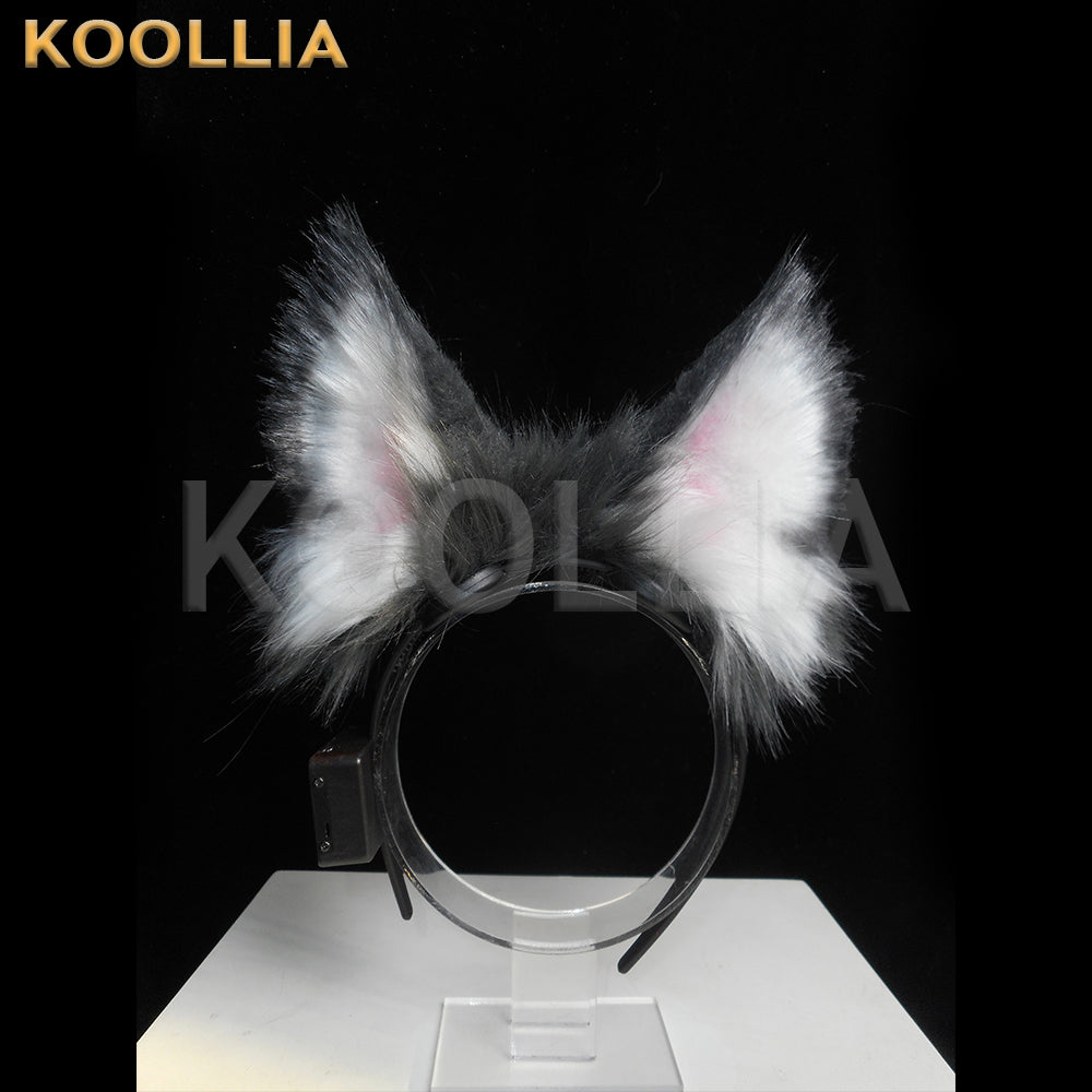 KOOLLIA Smart Cat Ears Pro - 4-Servo Animations & Head Tracking (Perfect for Cosplay/Parties) Animal Ear Lively Series