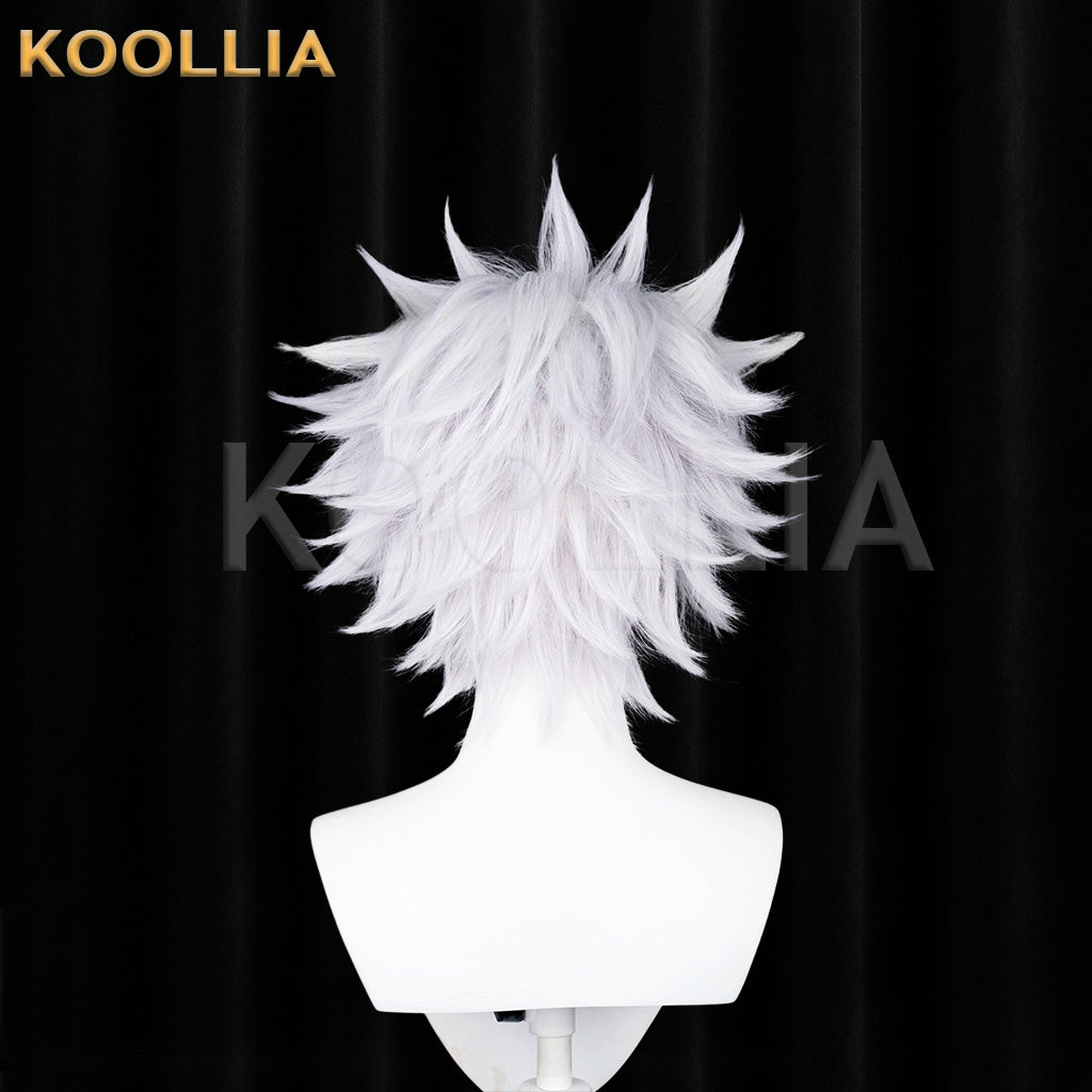 Hunter x Hunter Killua Short Silvery White Hair Basic Wig