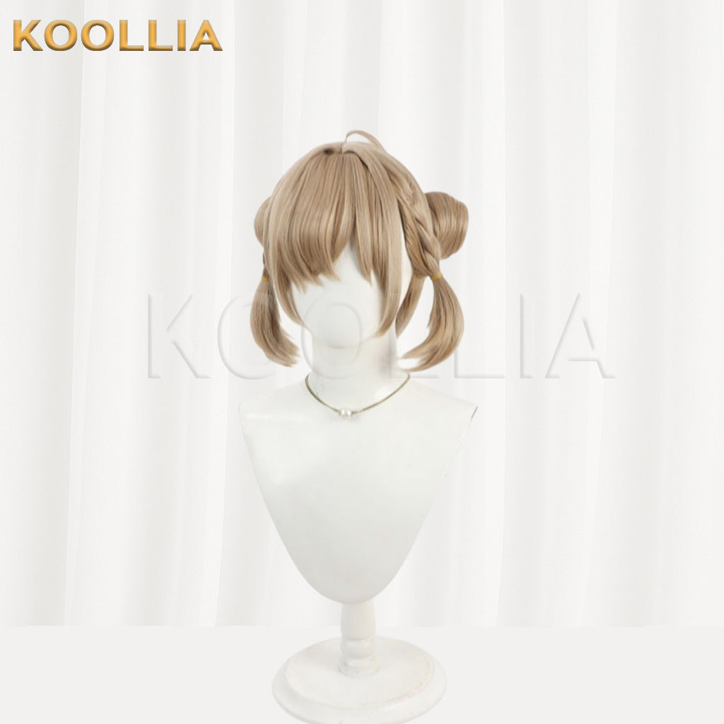 Zenless Zone Zero Hongdou (Sweety) Light Linen Separated Double Buns Basic Wig