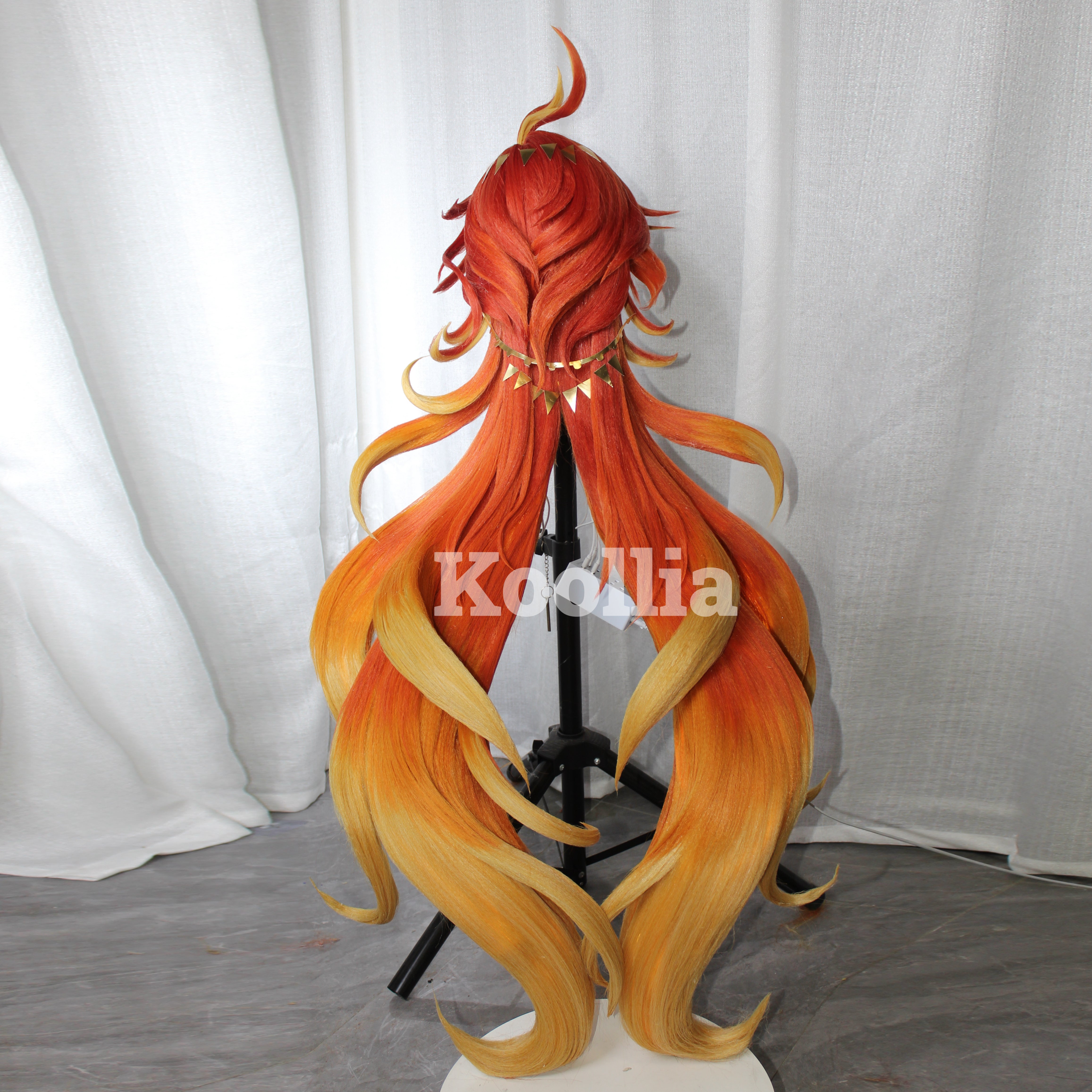 Mavuika from Genshin Impact Antigravity Commission Wig(With LED light)