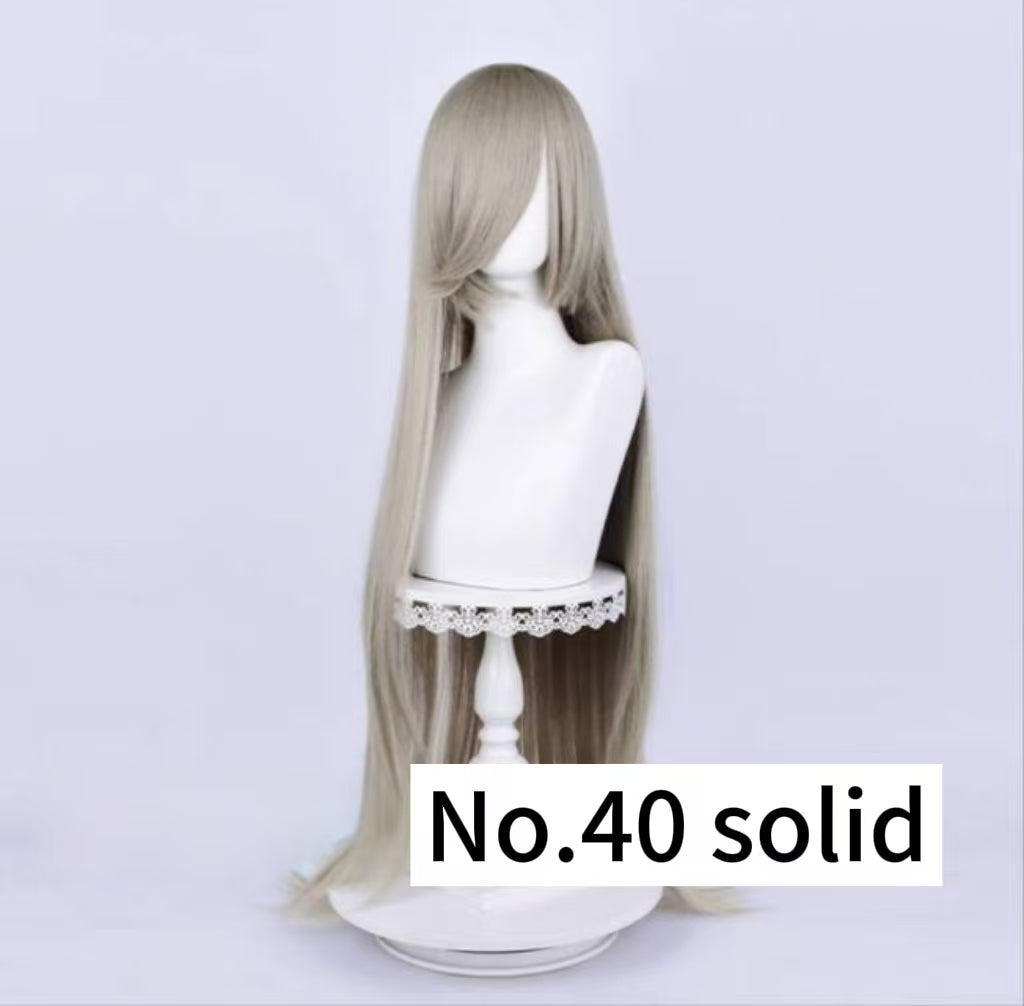 All-purpose 100cm High Temperature Basic Wig