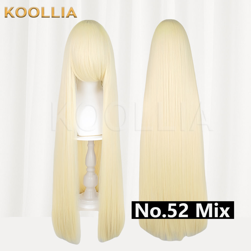 Thickened High-Density 100cm All-Purpose Long Straight Wig(Around 600g)