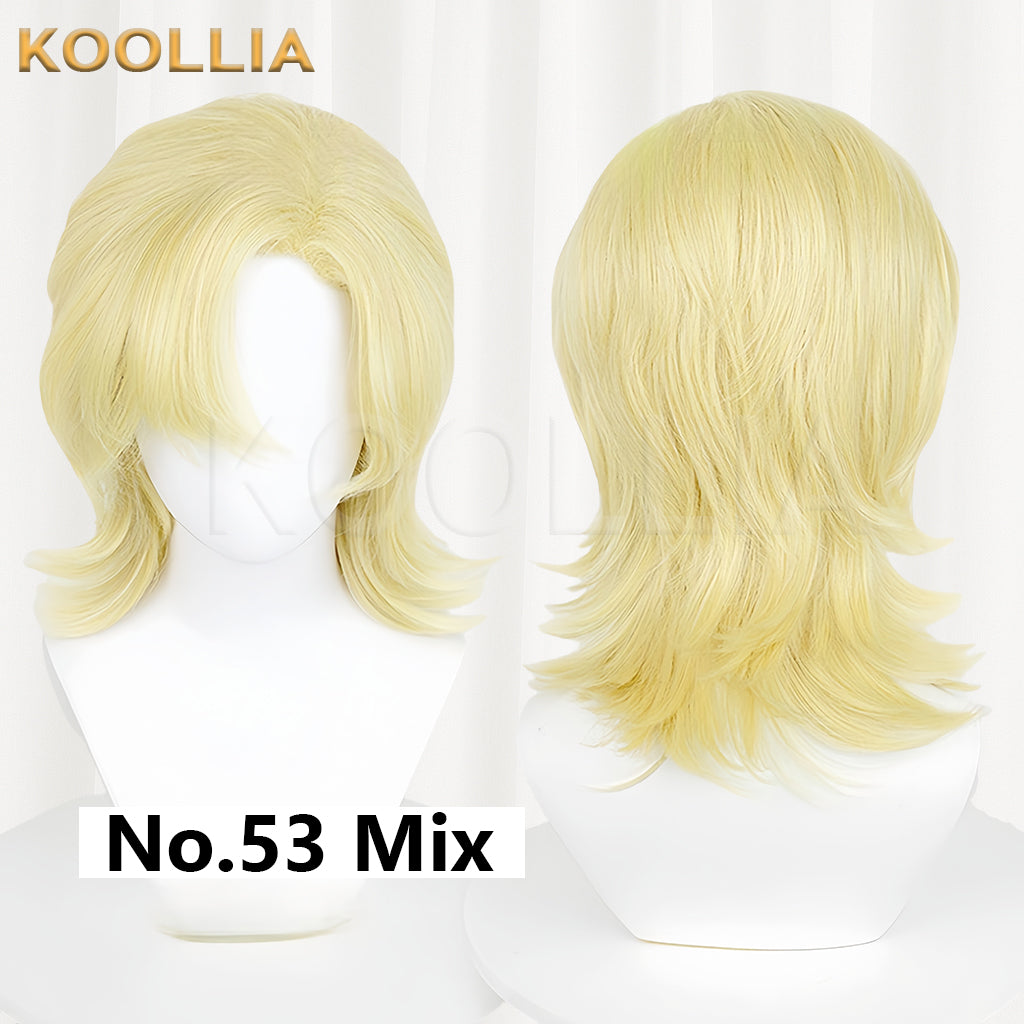 All-purpose Wig Matte Wolf Cut Wig with Side Parting