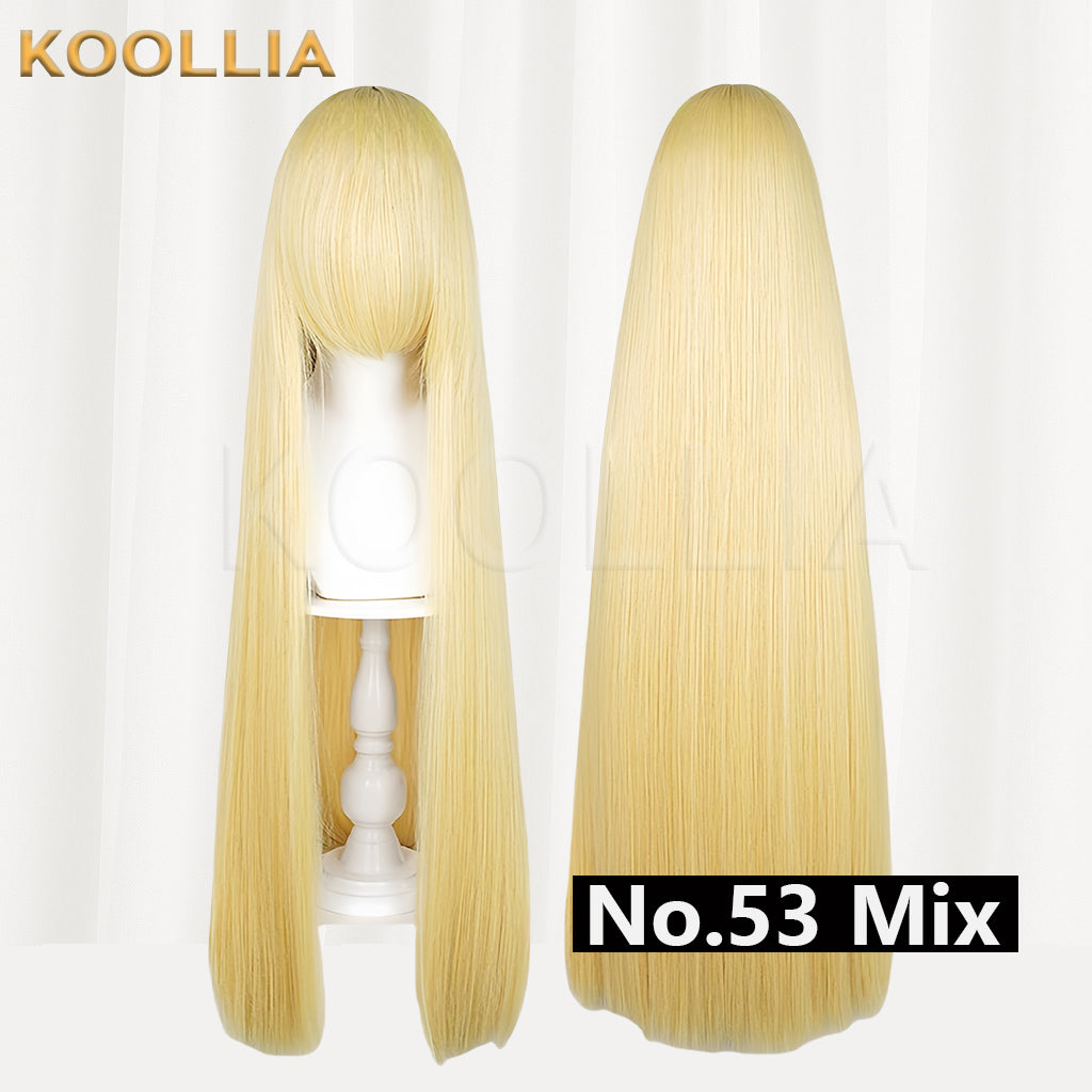 Thickened High-Density 100cm All-Purpose Long Straight Wig(Around 600g)
