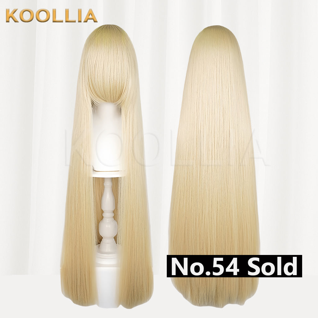 Thickened High-Density 100cm All-Purpose Long Straight Wig(Around 600g)