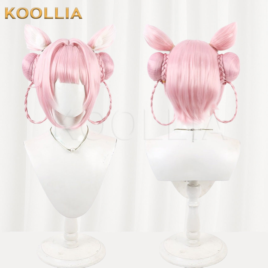 Hololive Hakui Koyori Cherry Blossom Pink Basic Wig