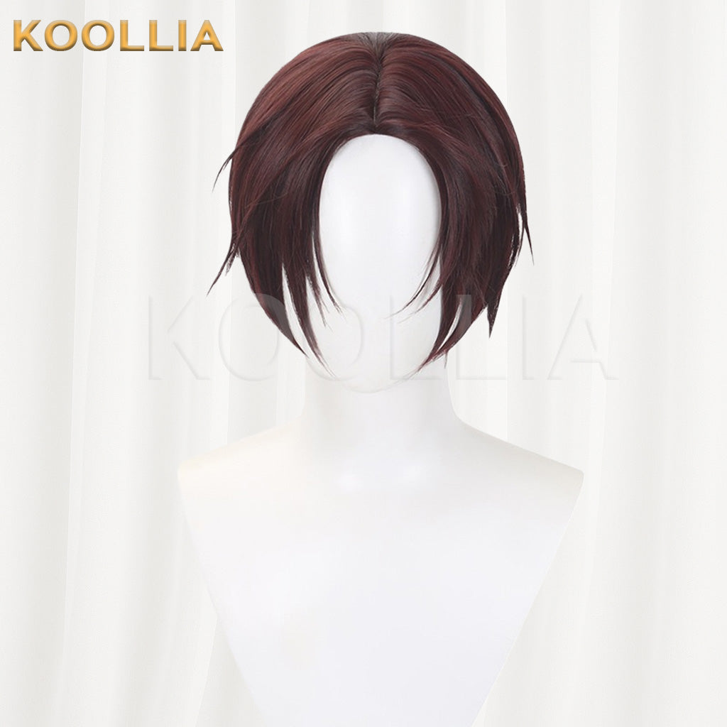 Wind Breaker Sufang Hayato Dark Reddish Brown Basic Wig