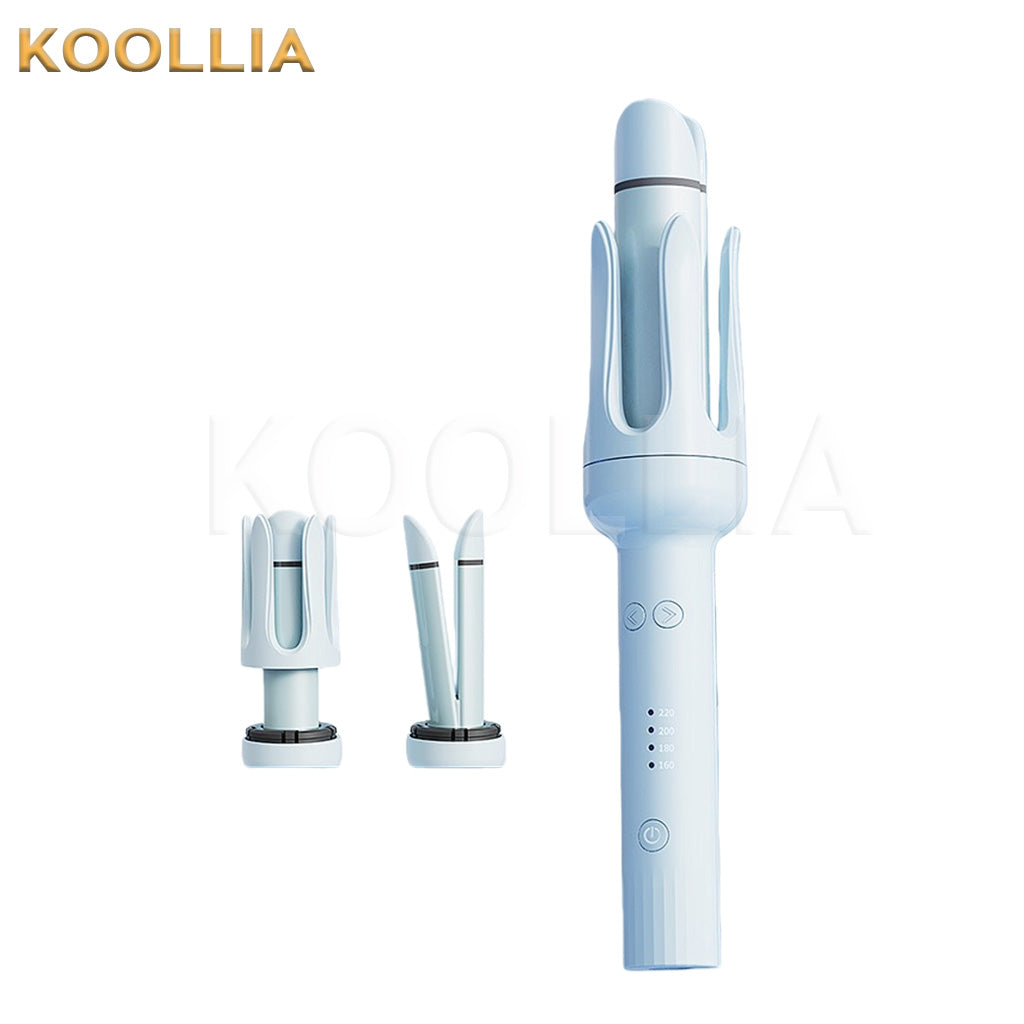 2-in-1 Automatic Hair Curler Straightener Negative Ion Styler