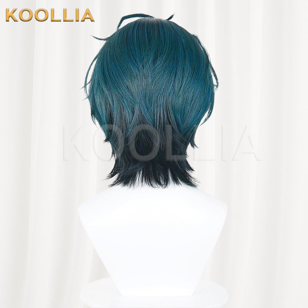Arknights: Endfield Camus Teal Gradient Basic Wig