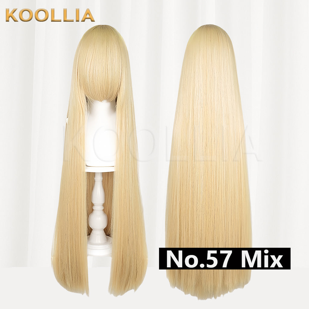 Thickened High-Density 100cm All-Purpose Long Straight Wig(Around 600g)