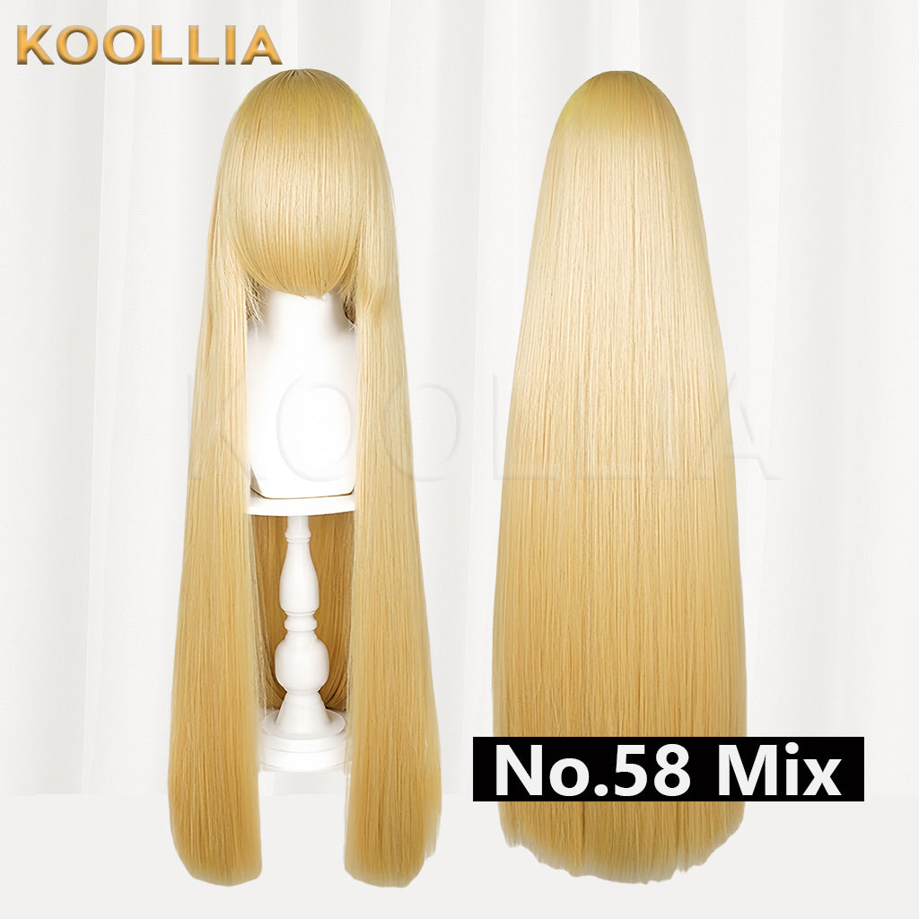 Thickened High-Density 100cm All-Purpose Long Straight Wig(Around 600g)