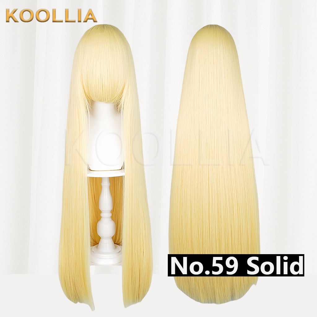 Thickened High-Density 100cm All-Purpose Long Straight Wig(Around 600g)
