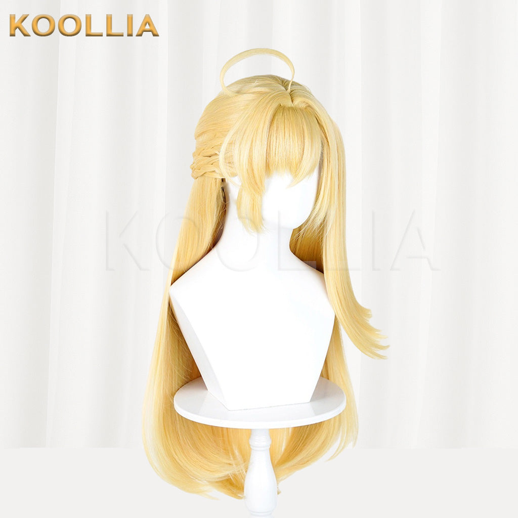 Zenless Zone Zero Cici Fu Light Blonde Clip-on Ponytail Basic Wig