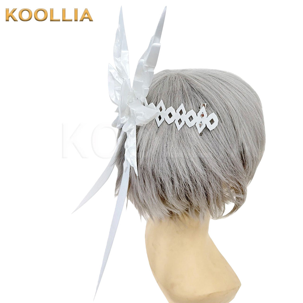 Genshin Impact Columbina White Wing Hair Ornament Cosplay Accessory
