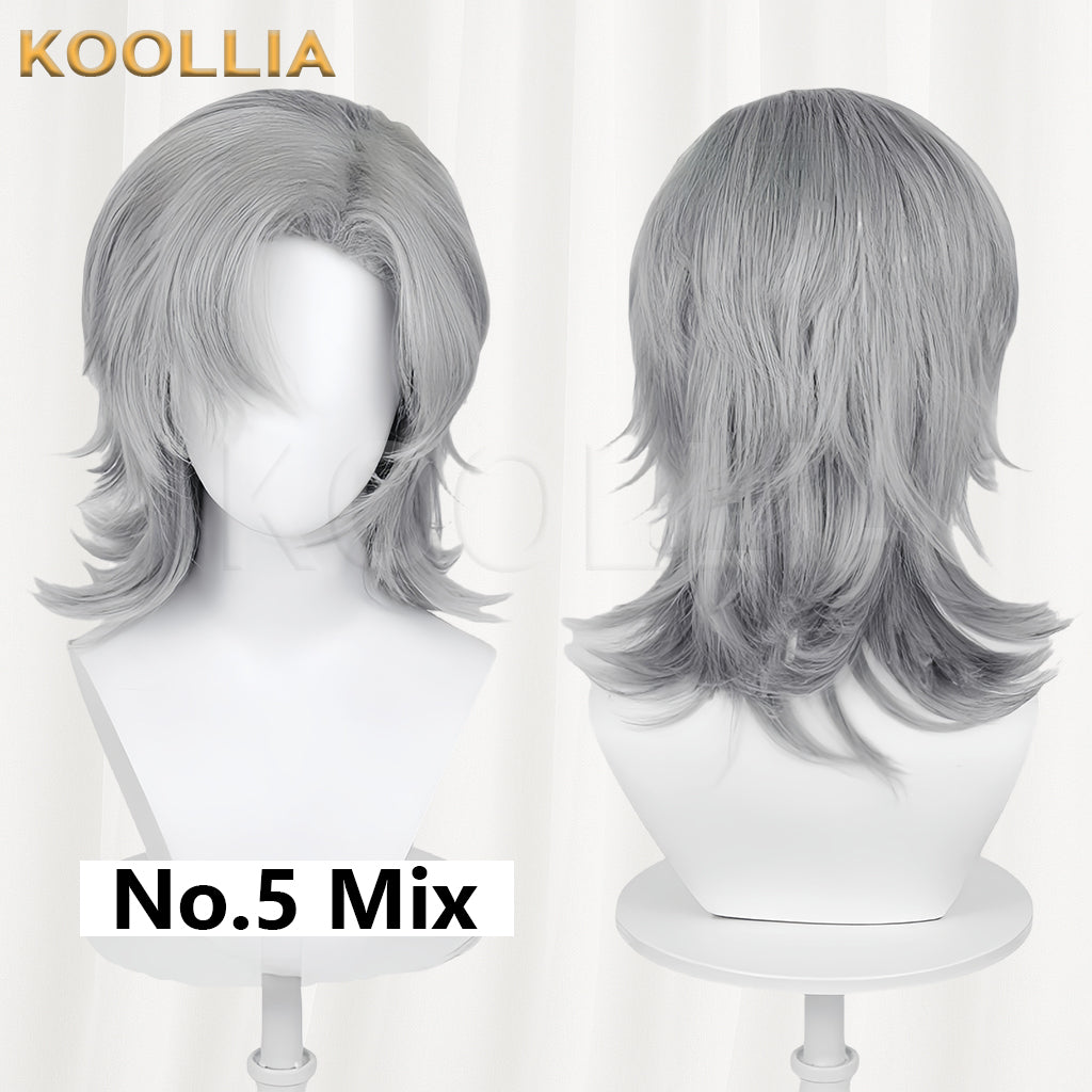 All-purpose Wig Matte Wolf Cut Wig with Side Parting