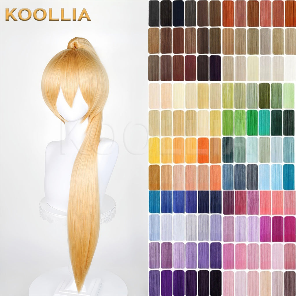 All-purpose 80cm Thick Fluffy Corn Fiber Ponytail with Tiger Mouth Clip