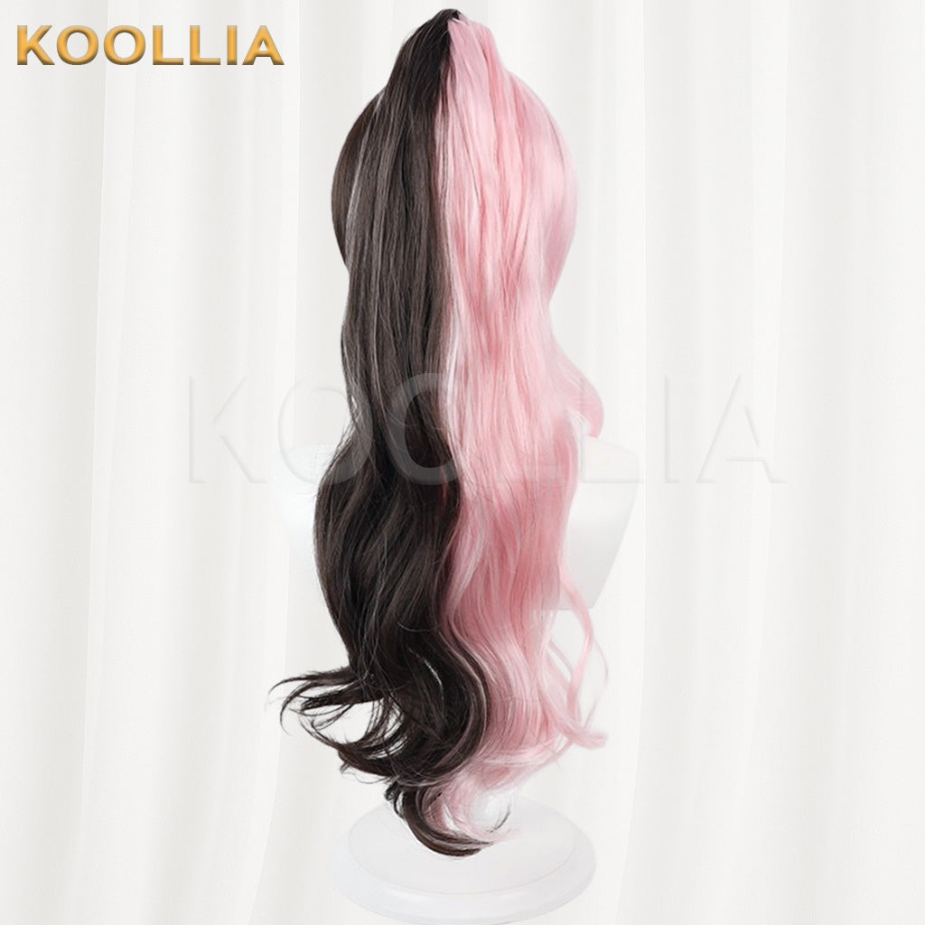 VTuber Tachibana Hinano Black & Pink Split Dye Basic Wig