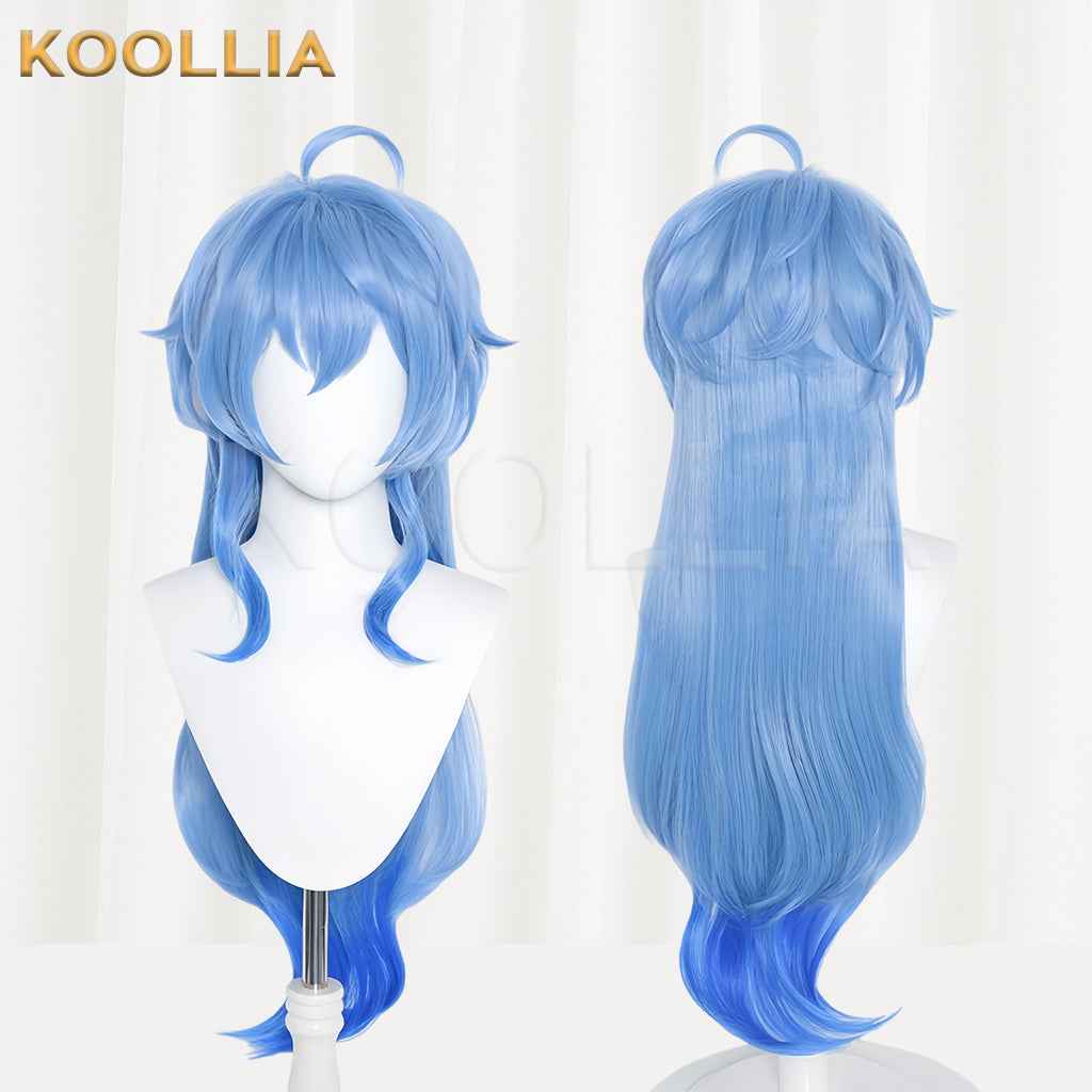 Genshin Impact Ganyu Long Blue Hair Basic Wig