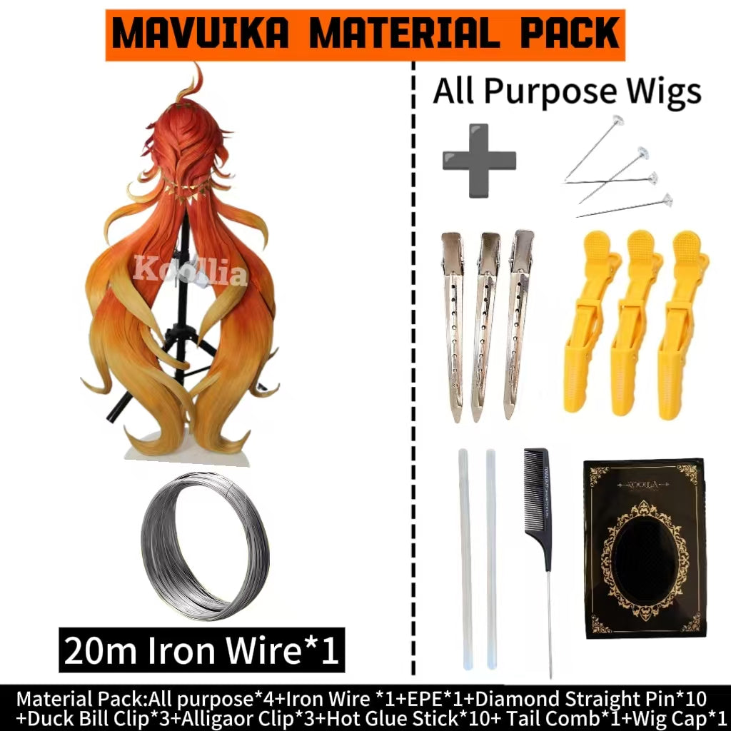 【KOOLLIA】Mavuika Anti-gravity Material Pack Wig Stylist Tools