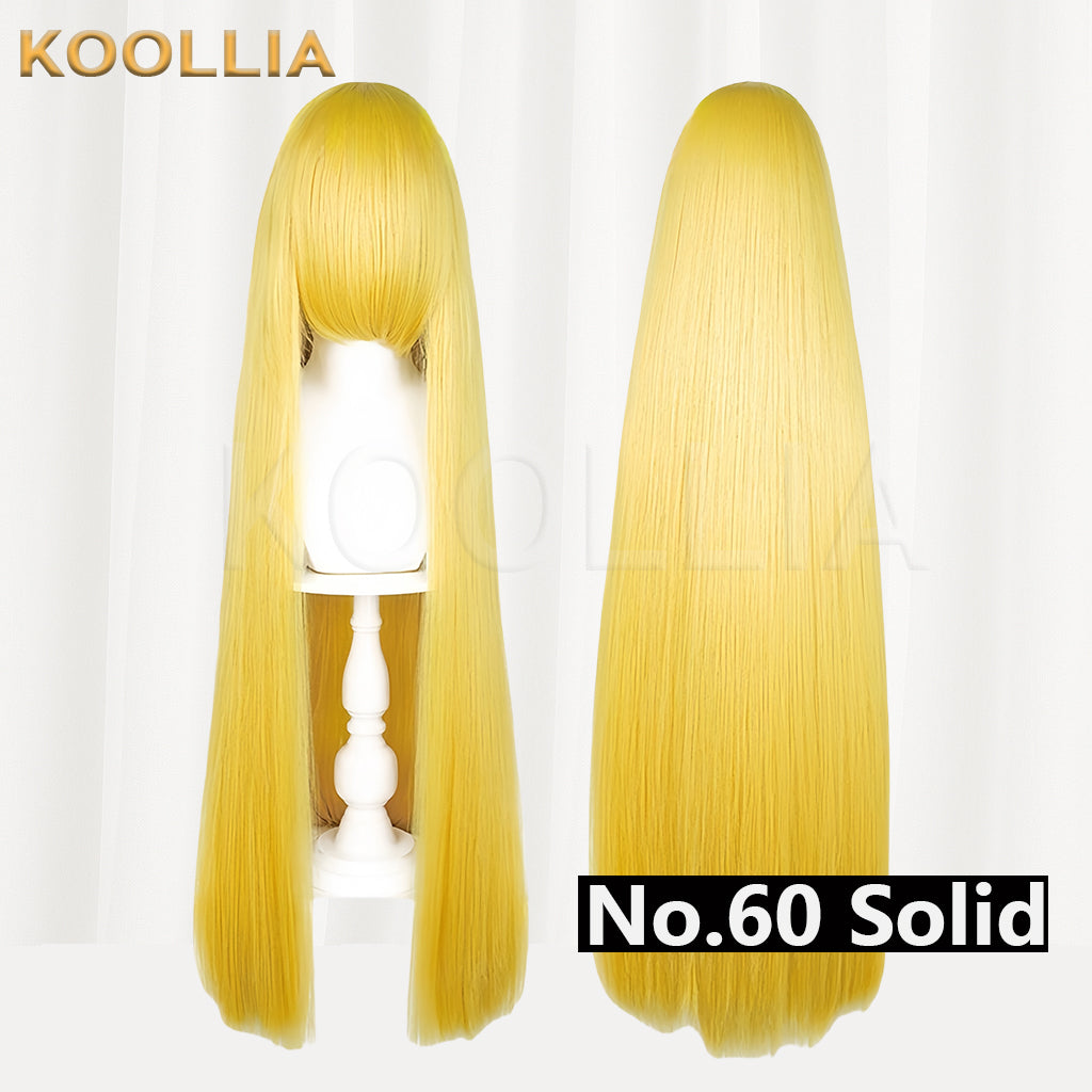 Thickened High-Density 100cm All-Purpose Long Straight Wig(Around 600g)
