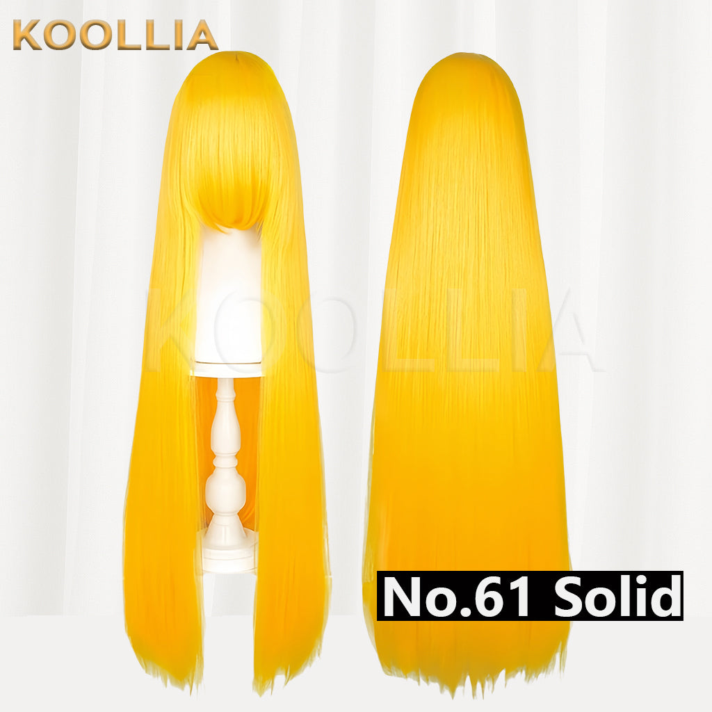 Thickened High-Density 100cm All-Purpose Long Straight Wig(Around 600g)