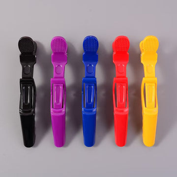 5-piece colorful professional alligator clips set for cosplay wig styling