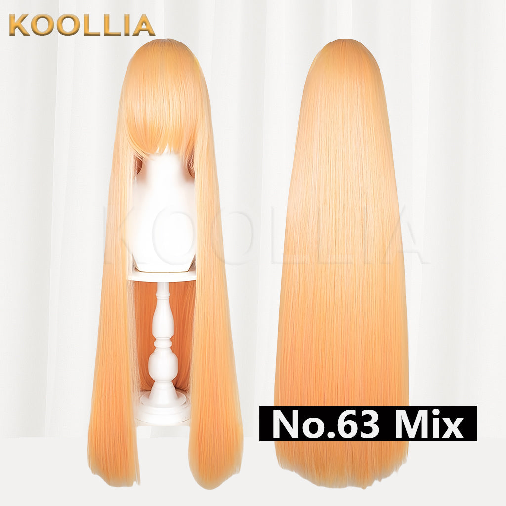 Thickened High-Density 100cm All-Purpose Long Straight Wig(Around 600g)