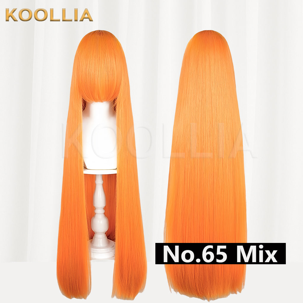 Thickened High-Density 100cm All-Purpose Long Straight Wig(Around 600g)