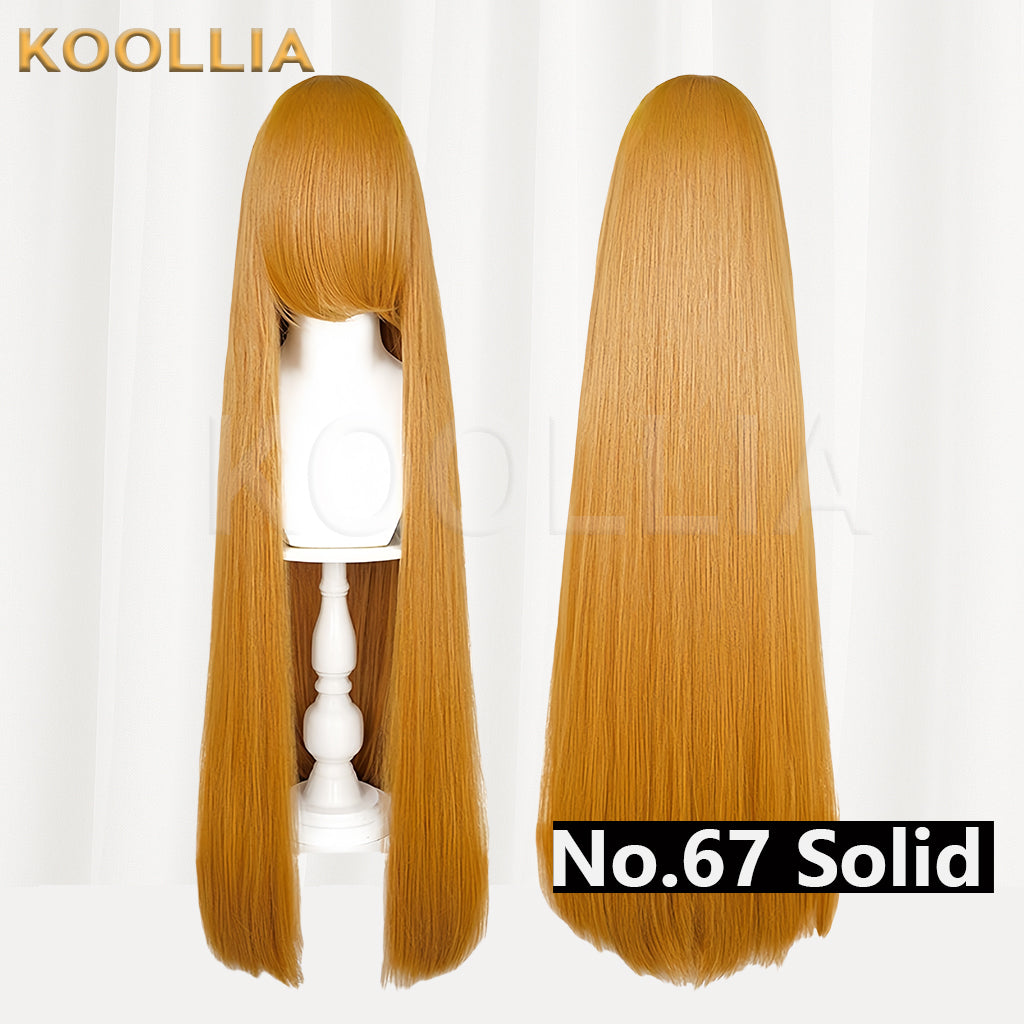 Thickened High-Density 100cm All-Purpose Long Straight Wig(Around 600g)