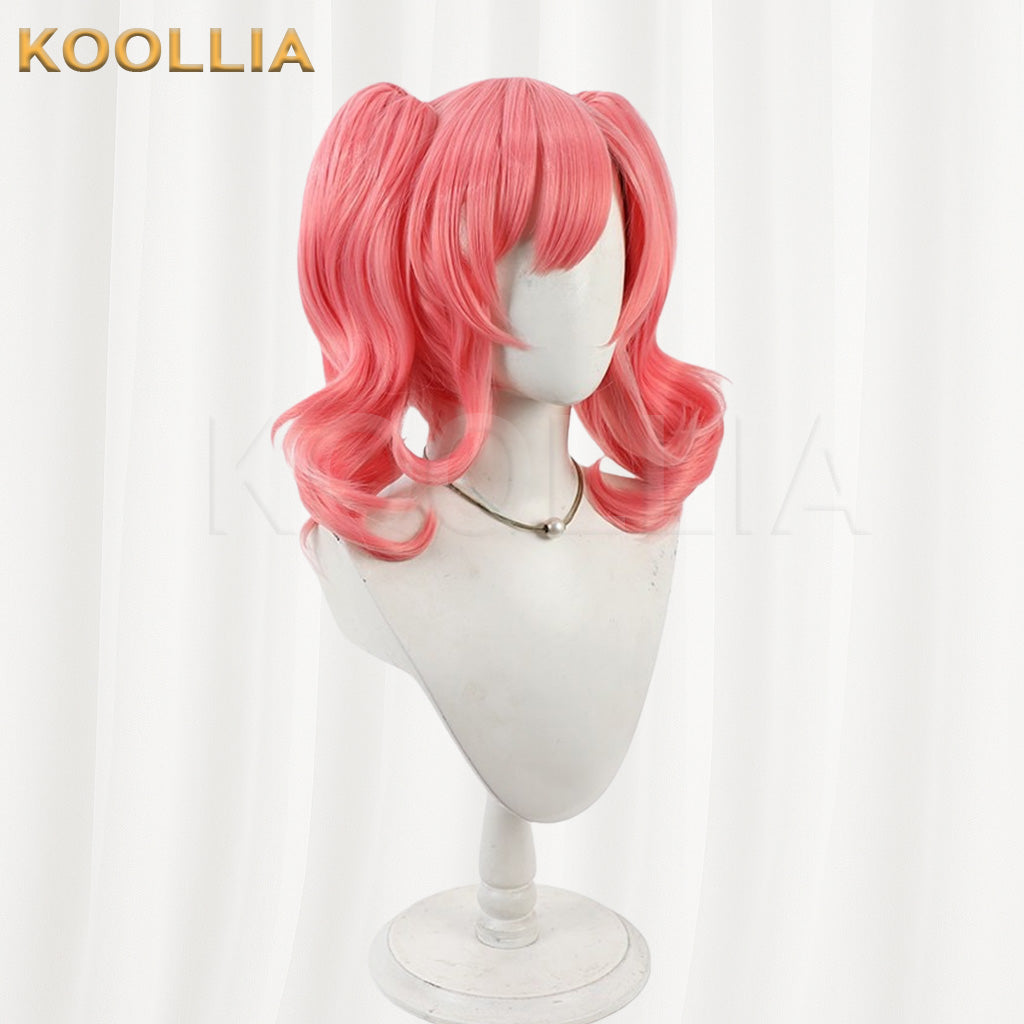 Macross Delta Makina Nakajima Pink Twin Tails Basic Wig