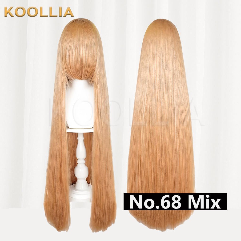 Thickened High-Density 100cm All-Purpose Long Straight Wig(Around 600g)