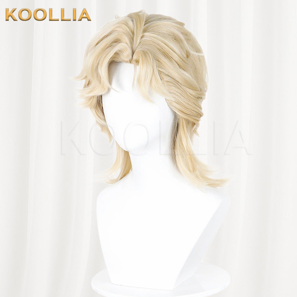 Identity V Knight Light Blonde Basic Wig