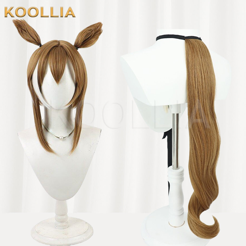 Uma Musume Pretty Derby Cheval Grand Brown Medium Short Basic Wig