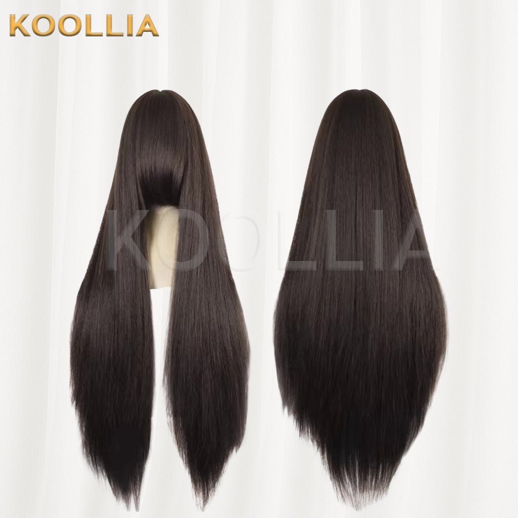 All-purpose 80cm High Temperature Basic Crimped Wig