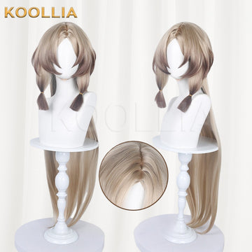 Multi-angle display of Onmyoji SP Moon-Eating Vampira two-tone gradient basic wig