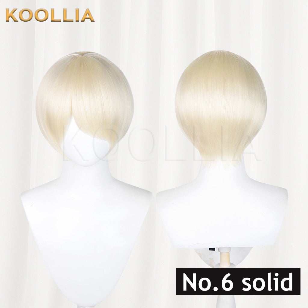 All-purpose 30cm Fluffy Mixed Fiber Short Hair Heat Resistant Basic Wig