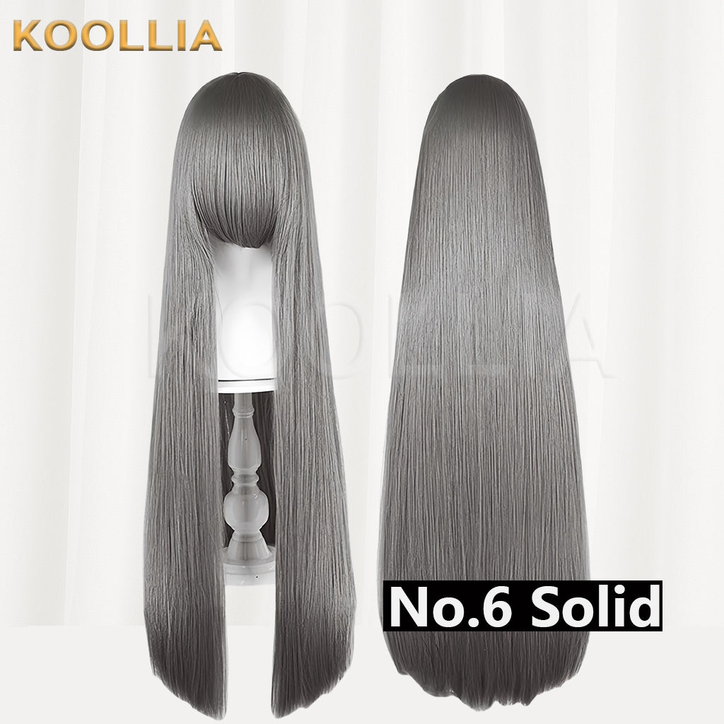 Thickened High-Density 100cm All-Purpose Long Straight Wig(Around 600g)