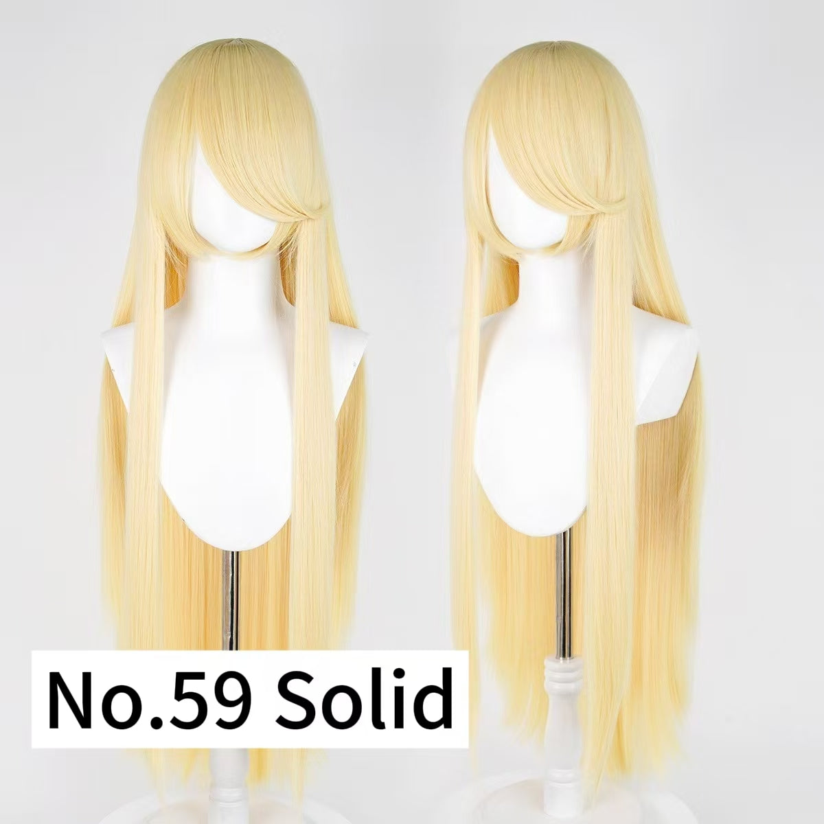 All-purpose 100cm High Temperature Basic Wig