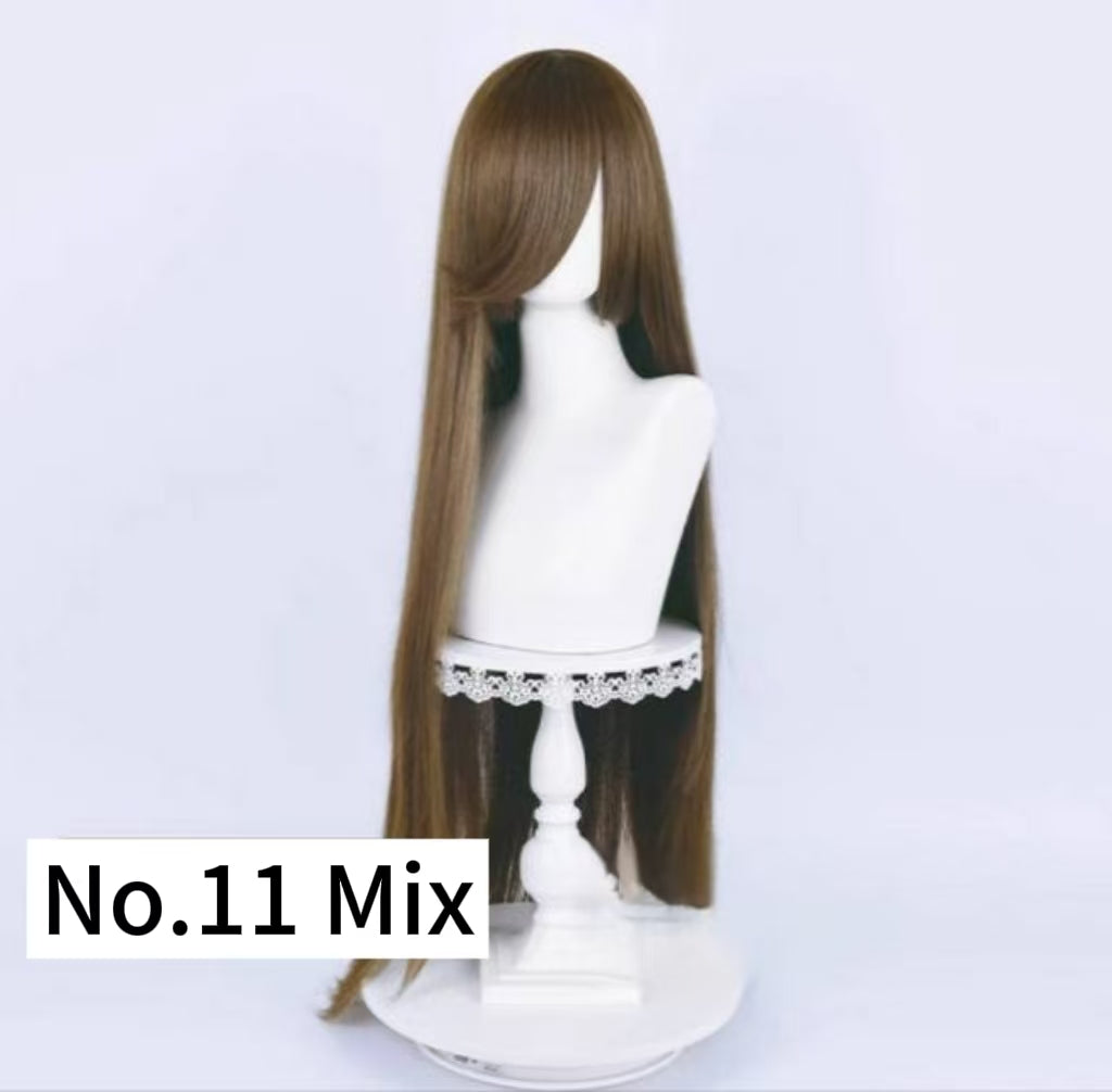 All-purpose 100cm High Temperature Basic Wig