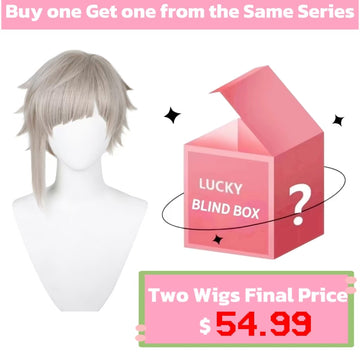 Bungo Stray Dogs Nakajima Atsushi Short Silver Hair Basic Wig - KOOLLIA