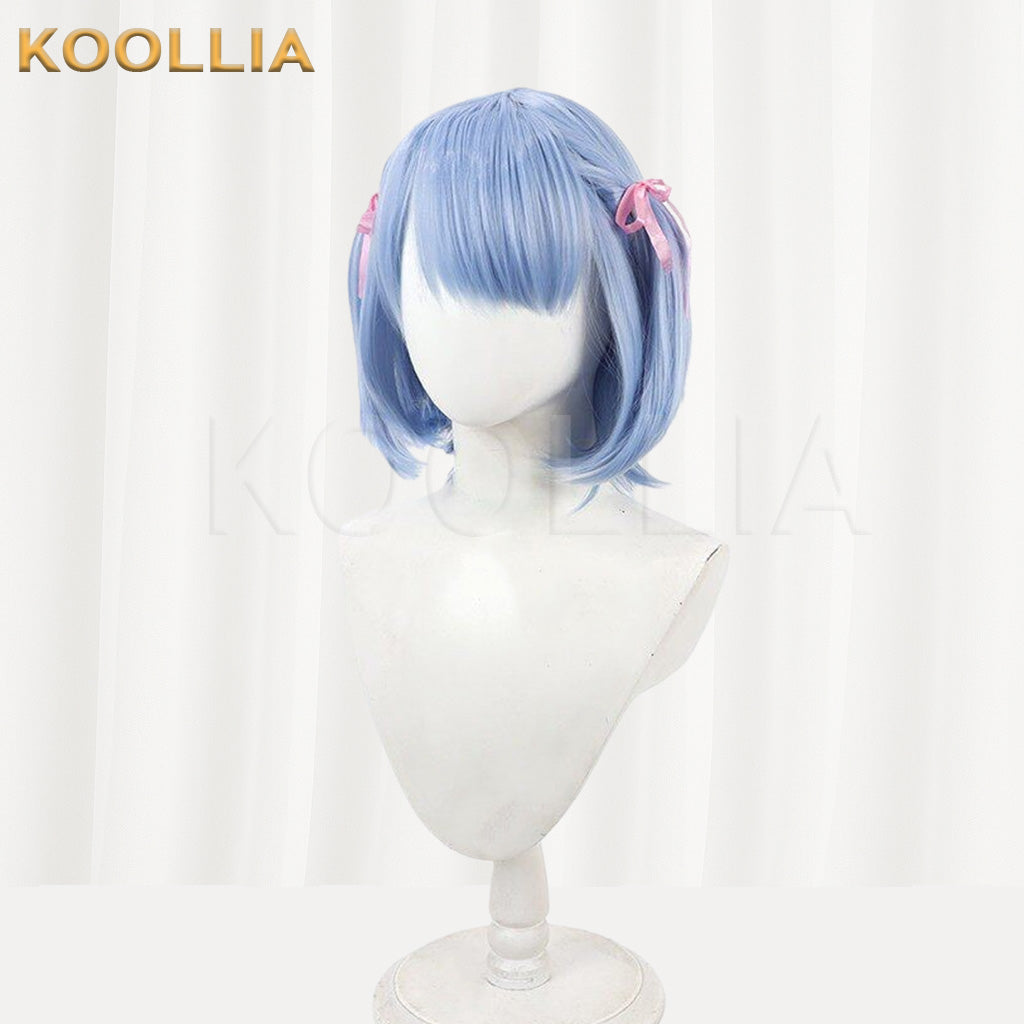 Virtual Singer Usada Pekora Light Blue Twin Tails Basic Wig
