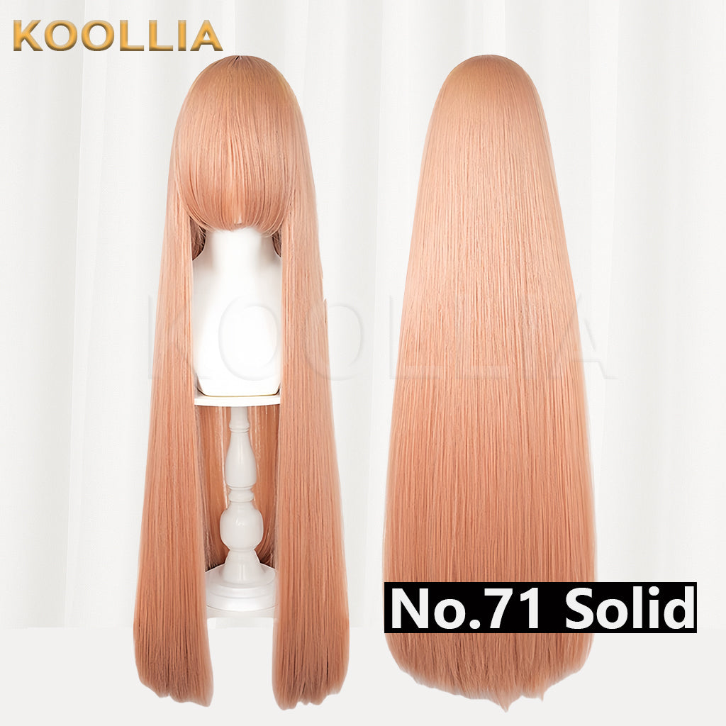 Thickened High-Density 100cm All-Purpose Long Straight Wig(Around 600g)