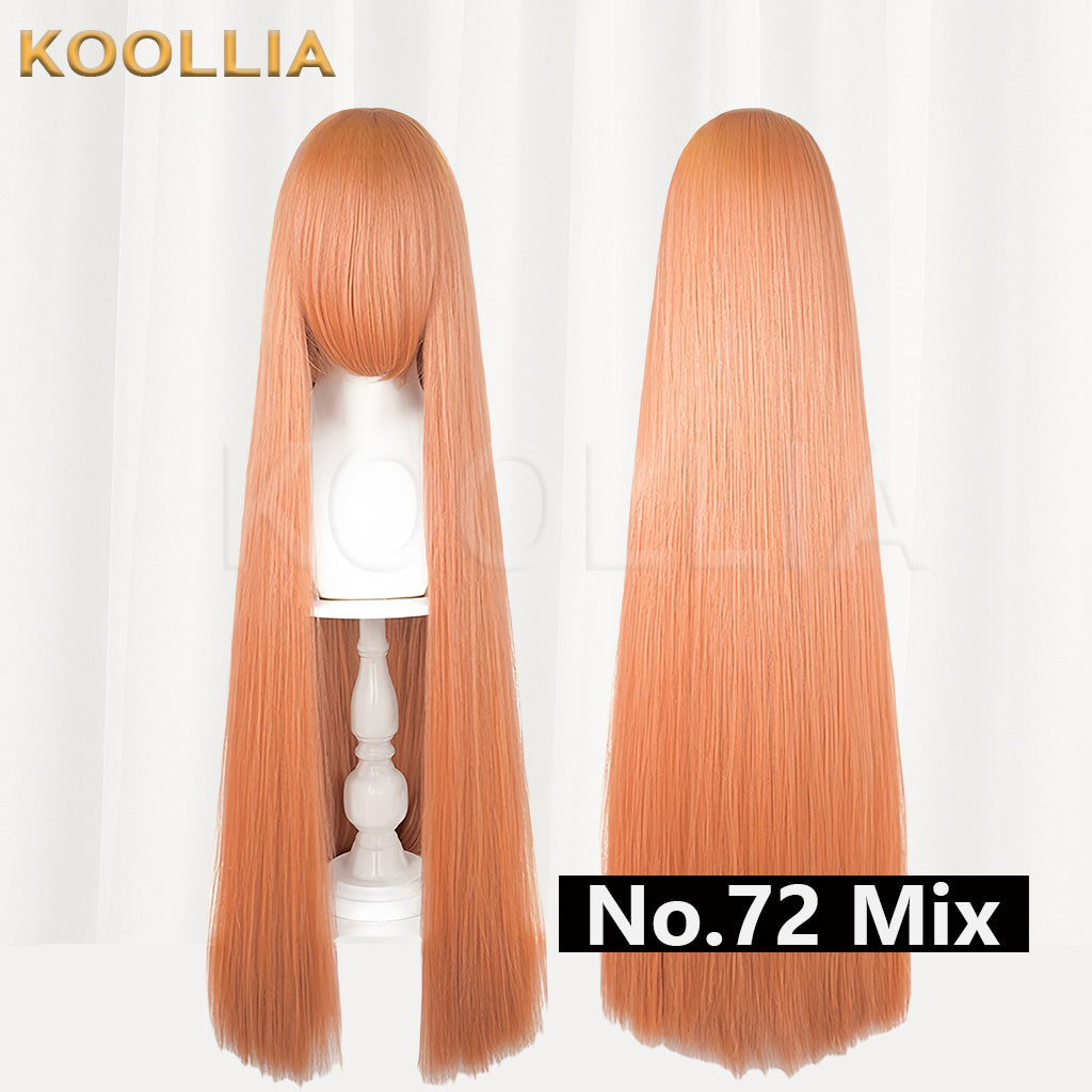 Thickened High-Density 100cm All-Purpose Long Straight Wig(Around 600g)