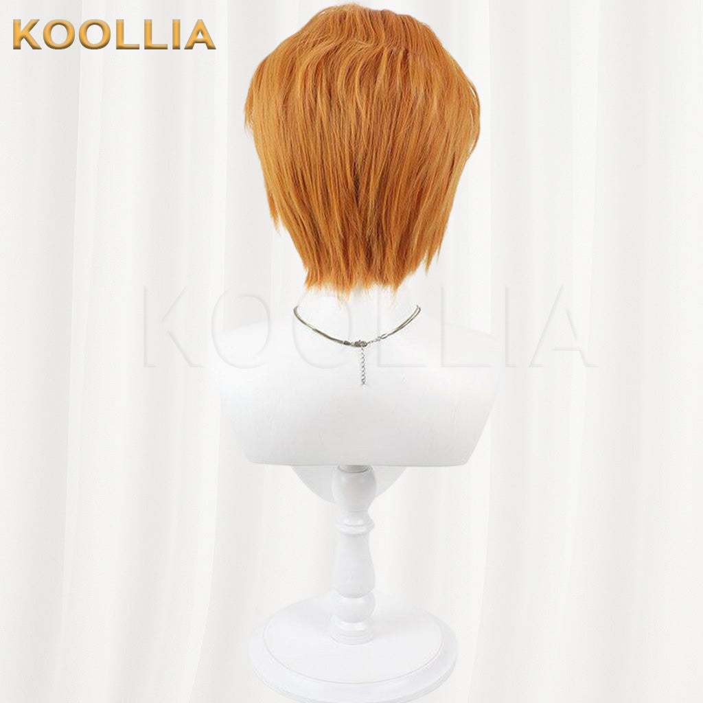 Twisted Wonderland Cater Diamond Orange Yellow Basic Wig