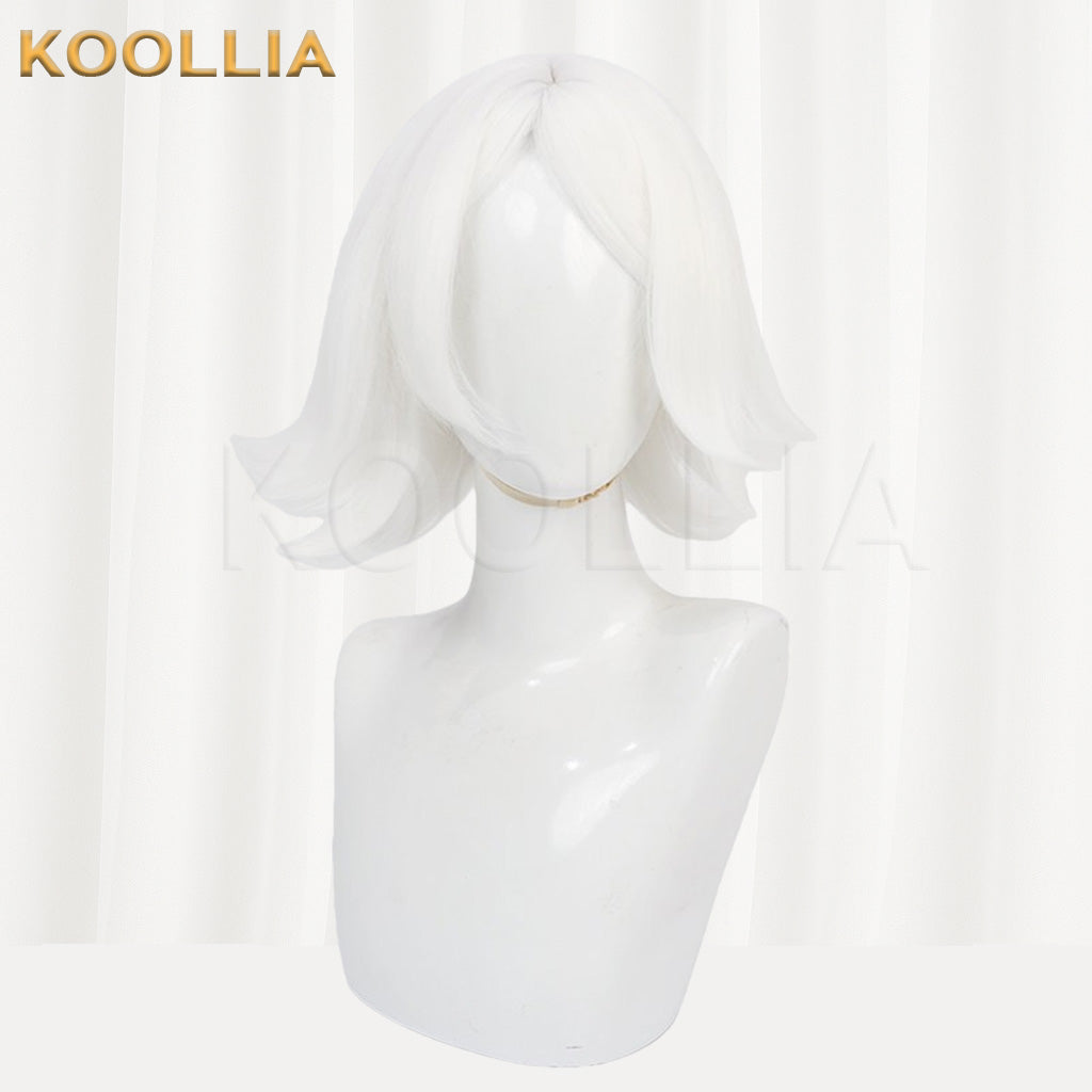 Tokyo Ghoul Juuzou Suzuya Pure White Medium Short Basic Wig