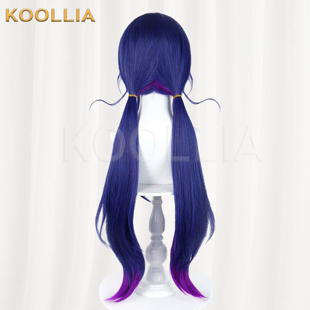 Arknights Chen Blue‑Purple Gradient Basic Wig
